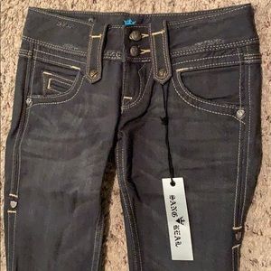 NEW Sang Real by Miss Me Bootcut Jeans Dark Grey